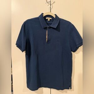 Burberry Navy Polo Shirt